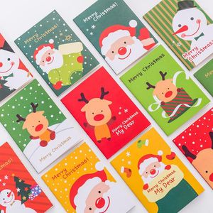 PC'ler Set Cartoon Santa Not Defadleri Çocuklar İçin Sevimli Elk Cep Defterleri Hediyeler 64K Sketch Kitapları Ofis Aksesuarları Kore Kırtasiye