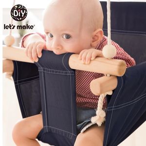 Swings jumperlar feda yapalım pamuk bebek salıncak sandalye asma ahşap çocukları anaokulu oyuncak dışında kapalı plaj sepeti sallanan sandalye bebek oyuncak 231101