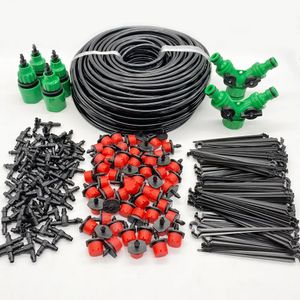 Garden Hoses Irrigation System Tools Drip Watering Kits Automatic Hose With Adjustable Convenient Installtion Saveing Water 231102