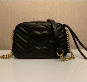 Hot sell designer Shoulder Bags luxury leather handbag for Women black purses bag Chain Totes handbags 005