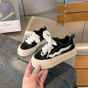 Sneakers Autumn Boys Girls Canvas Shoes Baby Big Children Biscuit Bottom Breathable Childrens School Performance Shoes Girls Shoes 231102