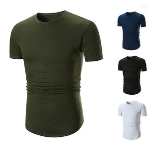 Erkek Tişörtleri 2023 Yaz Deseni Adam Boş Zaman Kısa Kollu Euro Kod Moda Bir Satınalma Ajanı Kafes Tişörtü Tişört 15