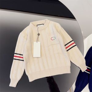 2023childrens Pure Cotton Round Neck Sweatshirt Autumn Boys and Girls Loose Thin Sweater Fashion kids Long Sleeve Top hoodie 90-140cm qq11