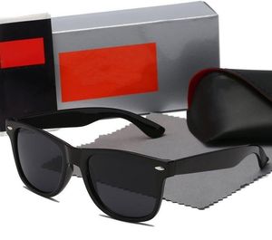 Luxurys Raybands Tasarımcı Güneş Gözlüğü Erkekler Kadın Güneş Gözlüğü Adumbral Goggle UV400 Gözlük Klasik Marka Gözlükler 2140 Güneş Gözlükleri Işınlar Bantlar Metal Çerçeve Kutusu Kılıf