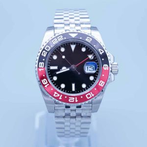 Высочайшее качество ST9 Super U1 Мужские часы с автоматическим механизмом Черный Красный Керамический сапфировое стекло Новый юбилейный браслет Наручные часы Мужские часы Reloj COLA Limited