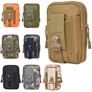 Тактическая сумка на пояс, мужская маленькая карманная военная сумка для инструментов выживания для бега, путешествий, кемпинга, охоты, страйкбола