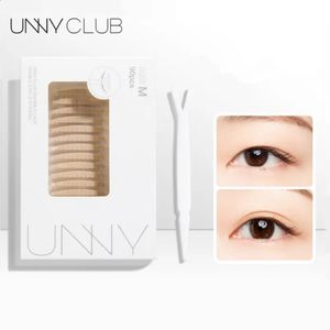 Other Makeup UNNY Eyelid Tape Sticker Invisible Double Fold Lace Paste Clear Beige Stripe Self adhesive Natural Eye Tool 231102
