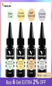 Health Beauty ArtNail Gel Venalisa Brand 30ml Super Quality Nail Art Soak Off UVLED No Wipe Top Base Coat Without Sticky Layer Ma5077676
