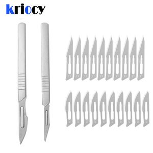 Carbon Steel Surgical Scalpel Blades, DIY Cutting Multi Knife, Customizable Stainless Steel Handle, PCB & Animal Surgery Tool