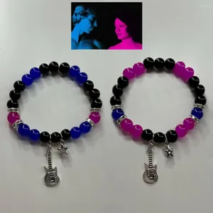Strand 2pcs/set Fashion Couple Beads Bracelet Tv Girl Matching Bracelets Who Really Cares Inspired Friends Jewelry Gift