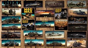 2020 Mad Max Movie Metal Tin Sign Placa de parede Poster Vintage Cinema Pub Bar Retro Pintura Personalidade Sala Decoração da parede da casa 6198845
