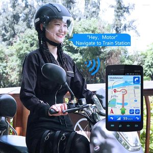 Motosiklet Kaskları Şapka Yerleşik Şarj Edilebilir Pil Sesli Çağrı Gezinme Akıllı Kapaklar Bluetooth uyumlu binicilik ekipmanı