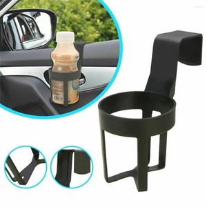 Drink Holder Car Water Cup Bottle Can Door Mount Stand Clip Accessory Black Plastic Drinks Holders Auto Organizer Universal