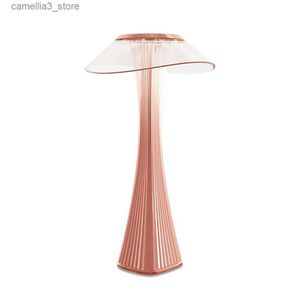 Masa lambaları 3 renk elmas masa lambası akrilik dekorasyon ışığı bar yatak odası başucu kahve kristal led masa lambaları hediye led gece ışıkları q231104