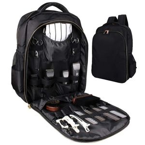 Saç salonu berber malzemeleri sırt çantası taşınabilir Clippers organizatör saç stilist aletleri çanta büyük kapasiteli seyahat depoları omuzlar 231102
