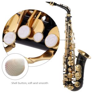 Eb Alto Saxophone Brass Lacquered Gold E Flat Sax 82Z Key Type Woodwind Instrument high quality In stock with Accessories