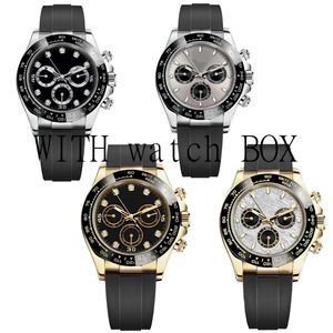 Мужские автоматические часы, механические часы, 40 мм, резиновые, из нержавеющей стали, дизайнерские наручные часы для плавания, классические сапфировые светящиеся часы, деловые повседневные часы montre de luxe