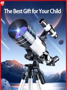 Телескоп-бинокль 150 Time Профессиональный астрономический телескоп для космического монокуляра Окуляр 70 мм Мощный бинокль ночного видения для звездного кемпинга 231102