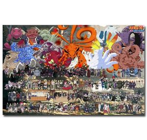 NICOLESHENTING Shippuden аниме игровой постер художественный принт на шелковой ткани 12x18 24x36 дюймов Саске настенная картина Декор комнаты3563826