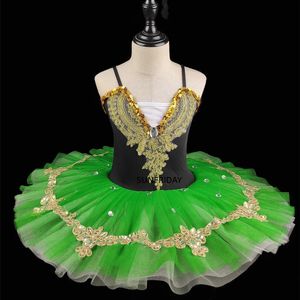 Dancewear Profesyonel Beyaz Swan Lake Ballet Tutu Kostüm Çocuklar Çocuk Balerin Elbise Çocuk Bale Elbise Dans Giyeri Dans Elbisesi Kız için 231102