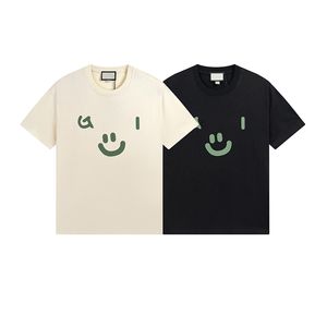 2023 Mens T Shirt Tasarımcı Tişörtlü Mektup Baskı Tasarımcı Kısa Kollu Gündelik Yaz Nefes Alabaş Giysiler Erkek Giysiler Premium Giysiler Çift T-Shirt Toptan