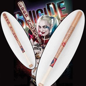 Тематическое костюм красавица Girl Solid Wood Baseball Wood Stick Joker Женские аксессуары комиксы играет в реквизит праздничный Хэллоуин 230404