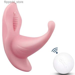 Diğer Masaj Ürünleri G Spot Clitoris Vibratör Giyilebilir Kelebek Kayışı Yapay penis Seks Ürünleri Kadınlar İçin Yetişkin Oyuncaklar Mastürbasyon Titreşimli Kablosuz Q231104