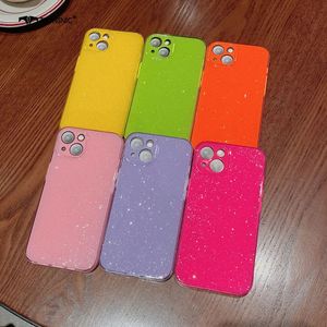 Чехол для телефона Ins Candy Glossy TPU чехол для телефона iPhone 14 13 11 Pro Max XR XS 7 8 Plus Роскошный мягкий флэш-фиолетовый розовый силиконовый чехол 231104