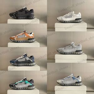 2023 Designer Freizeitschuhe Reflektierender Raum Rindsleder Luftkissen Sneaker Reise Leder Schnürschuhe Dame Mesh Oberfläche Flache Turnschuhe Buchstaben Low Top Sneakers