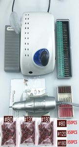 45000rpm Gümüş Handpiece Güçlü 210 Pro 105 105L 65W Tırnak Matkapları Manikür Makinesi Pedikür Elektrik Dosyası BITS3482965