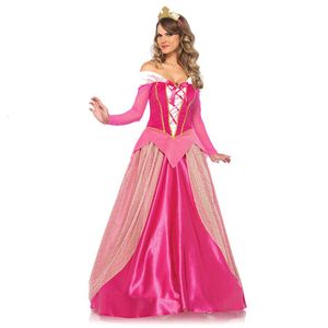 Costume a tema per adulti Abito da principessa Aurora per donne Gioco di ruolo di Halloween 230404