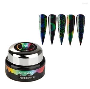 Tırnak jeli 3g sıcaklık renk değişikliği sıvı kristal cila ruh hali halkası pigment boya uv prud22104414