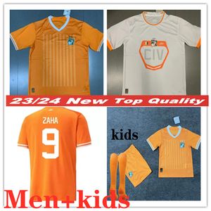 23 24 Cote d Ivoire National Team Soccer Jerseys Kids Kit 2024 Costa do Marfim DROGBA KESSIE ZAHA CORNET MEN HOMME Maillot de Foot Football Camisas
