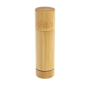 Dudak Balsamı Tüp Boş Chapstick Şişesi Bambu Tüpleri Kadınlar için Dudak Parlatıcı Depolama Tüpleri