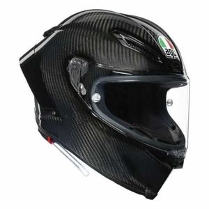 AGV Tam Kasklar Erkek ve Kadın Motosiklet Kaskları Yeni Pista GP RR ECE DOT MONO KASK ŞARTLI SILLI BLACK WN-VKLM