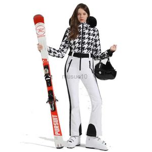 Diğer Spor Malzemeleri Kadın ve Erkek Kayak Takımı Snowboard Giyim Yetişkin Tulla Kış Buz Kar Sıkı Takım Tulum Tullukları 15K HKD231106