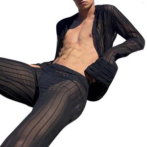 Men's Suits Casual Sexy Cardigan Men'S Straight Trousers Fashion Suit
