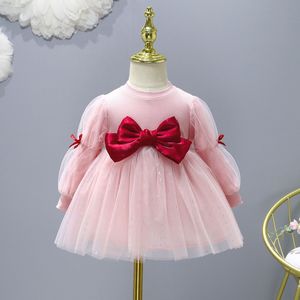 Kızlar Elbise Bebek Elbise Kızılcık Çocuk Kıyafetleri Prenses Kostüm Sevimli Bahar Sonbahar 16 Yıl Parti Kız Çocuk Giysileri 230406