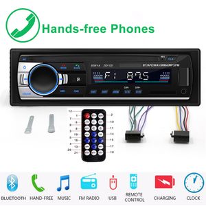 12v Bluetooth 1 Din Car Radio Autoradio Auto Stereo V2.0 FM Aux Input Receiver Phone Charging Car Audio SD USB MP3 MMC WMA