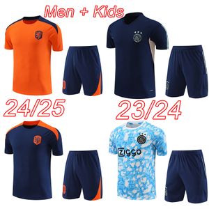 Holanda chándales jerseys 2023 2024 kits de chándal de fútbol para hombres y niños 23 24 25 ALVAREZ TADIC BERGWIJN hombres jersey niños kit de entrenamiento de fútbol camisas traje conjuntos para niños