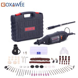 Electric Drill GOXAWEE 110V 220V Power Tools Mini with 0332mm Universal Chuck Shiled Rotary For Dremel 3000 4000 230406