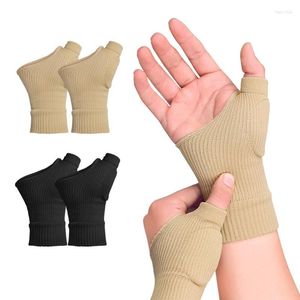 Knee Pads 1 Pair Wrist And Thumb Support Braces Arthritis Compression Gloves Breathable Supports With Gel