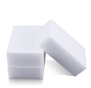 Качественные меламиновые губки White Magic, 100 шт./лот, ластик для чистки, многофункциональный бытовой кухонный чистящий материал