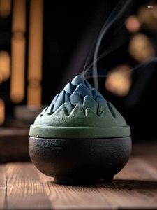 Kolye küpeleri set tütsü sandal ağacı zen odası Budist salonu dekorasyon seramik ev kapalı tabak