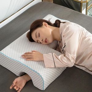 Подушка подушки на подушках арочная карманная подушка с медленной пеной памяти для подрыва для рук подушка 230406