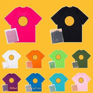 Erkekler İçin Temel Tişört Kadın Çift Tees Smiley Yüz Baskı Büyük Boy Versiyon Yıldız Kısa Kol Moda Modaya Dönüş Tasarım T-Shirt Üstler 40HX#