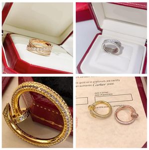Dispositivos wearable anéis de amor anel de ouro amor-anel masculino e feminino jóias de ouro rosa para amantes casal anéis-presente tamanho 6-8 t230