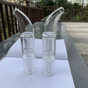 Glass Water Pipe for Arizer Solo Smoking accessory Glass Tube Stem with 14mm Water Bubbler Tool Hubble Adapter