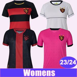 23 24 Sport Recife Sabino Luciano Kadın Futbol Formaları Ewerthon Jorginho Wanderson Fabinho Evden 3. Özel Basarlar Futbol Gömlekleri Kısa Kol Üniformaları