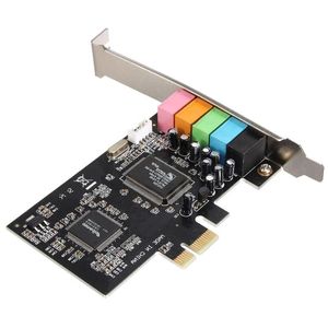 Freeshipping pci-e 51 ses 6 bağlantı noktası ses kartı cmi8738 sinema stereo surround ses kartı sakch